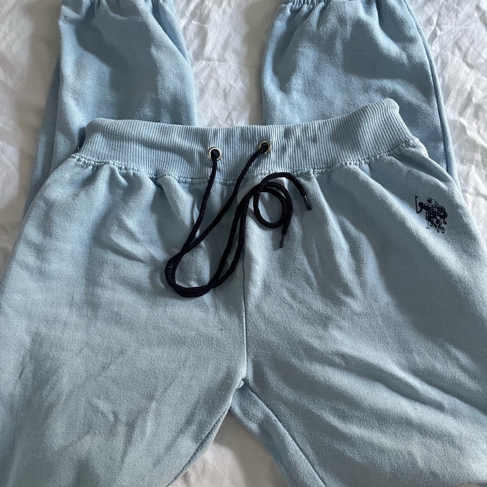 Blue y2K US Polo Sweatpants, size Small